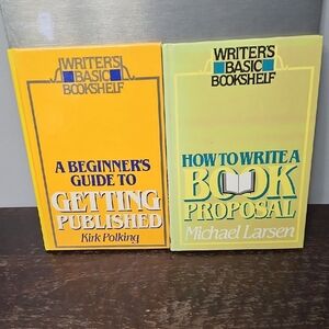 2 Books About PUBLISHING A BOOK and WRITING PROPOSAL